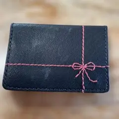 未使用　本革　定期券入れ　カード入れ