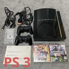 SONY PlayStation 3 本体と付属品　ソフト2本付き