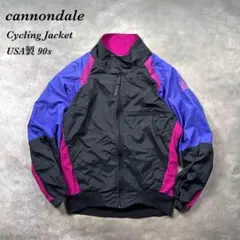アメリカ製キャノンデール古着90sウォームアップサイクリングジャケット希少T05