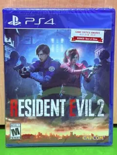 新品未開封 バイオハザードRE:2 PS4 海外版 BIOHAZARD