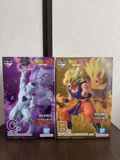 ドラゴンボール　一番くじ　B賞超サイヤ人孫悟空　C賞フリーザ