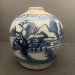 琉球 湧田焼 灰釉鉄釉草葉文酒注 鉄絵 カラカラ 検索:琉球の古陶集 壺屋焼 琉球 湧田焼 灰釉鉄釉草葉文酒注 鉄絵 カラカラ 検索:琉球の古陶集