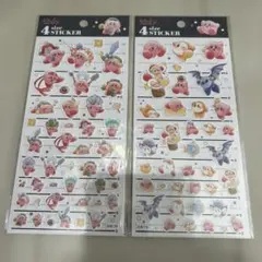【正規品未開封】カービィ 4サイズ ステッカー 2シート