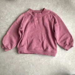 ZARA kids ザラキッズ　ベビー　ピンク トレーナー 12-18ヶ月　86