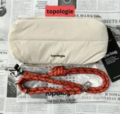 topologie トポロジー ショルダーバッグ ストラップ付 新品