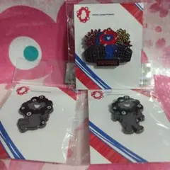 新作 黒ミャクミャク　ピンバッジと大屋根リング　EXPO2025 大阪関西万博