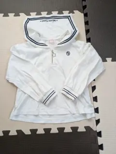 MEZZO PIANO セーラー襟長袖カットソー 120