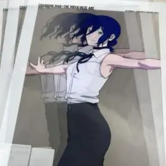 劇場版 チェンソーマン レゼ篇 大交流展 A3クリアポスター レゼ 3枚セット