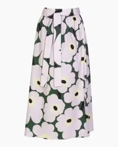 Marimekko ウニッコ　ロング　ラップスカート　お値引き可のサムネイル