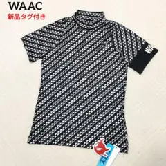 waac ワック　セットアップ　ゴルフウエア　モノクロ　美品　3点セット　ゴルフ waac ワック セットアップ ゴルフウエア モノクロ 美品 3点