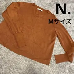 N. オレンジ クルーネックニットMのサムネイル
