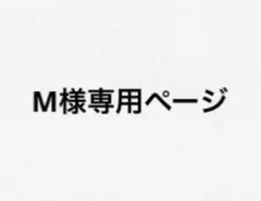 M様専用ページ