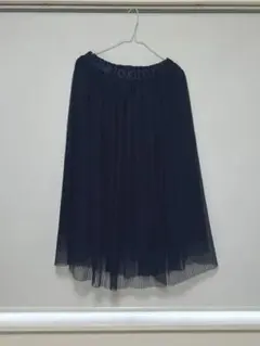 GREEN PARKS / Sugar Spoonプリーツチュールロングスカート