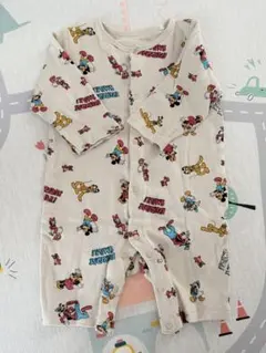 【美品】Disney baby ミッキー＆フレンズ ロンパース 60-70cmのサムネイル