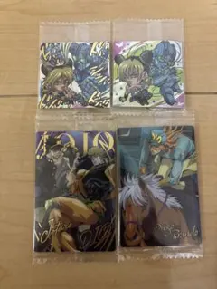 ジョジョの奇妙な冒険 ステッカー&シール　4枚セット