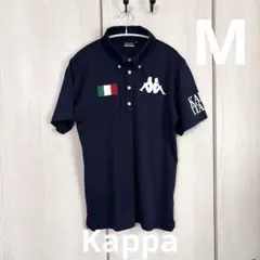 J*読様 Kappa ポロシャツ Mサイズ ネイビー メンズ ゴルフ