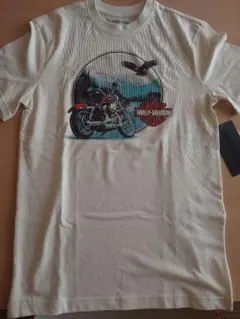 HARLEY-DAVIDSON オフホワイト Tシャツ S