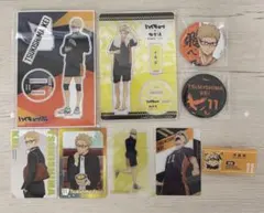 ハイキュー　月島　アクリルスタンド　アクスタ　缶バッジ　極楽湯　まとめ売り