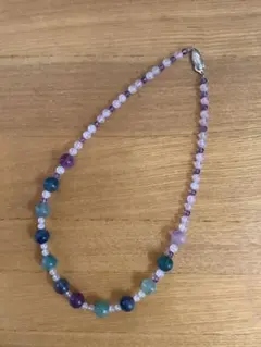 天然石　ネックレス