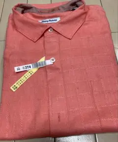 Tommy Bahama コーラルピンク 半袖シャツ XL