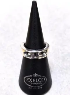 GUCCIグッチ ダブルGロゴ　SILVER925　リング　11号強　43534