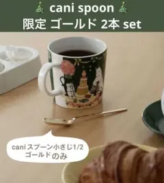 最終価格❗️Scope cani スプーン2本セットゴールド小さじ1/2