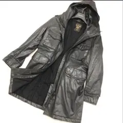 DIESEL コーティング加工 ロングミリタリーコート アーカイブ S