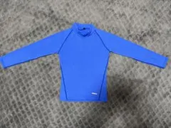 POWERLITE WARM 160　裏起毛 サッカー　青　インナーシャツ