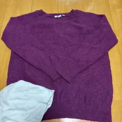 モヘヤニット　レディース　Mサイズ 　ユニクロ