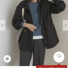 新品　アーバンリサーチドアーズ　防風/撥水ドロストフーディ