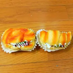 食品サンプル パン 惣菜パン マグネット2個セット