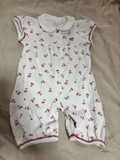 kate spade チェリー柄半袖2wayロンパース