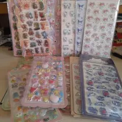 キャラクターシール　シール帳セット まとめて