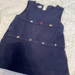 familiar ジャンバースカート 90 ネイビー