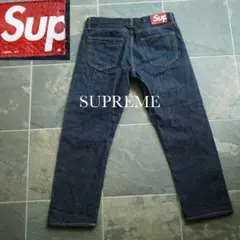 濃紺 Supreme slim fit jean リジッド デニム ストレート Supreme - 【Supreme】Rigid Slim Jean indigo 32の通販 by