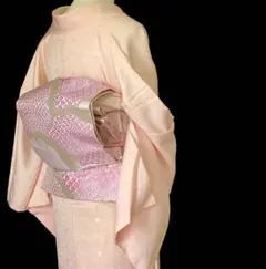 〈溢れ咲く小桜模様の袋帯〉SALE リバーシブル　織り出し　気品