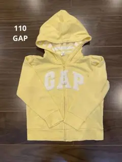 GAP イエロー パーカー フード付き　5year