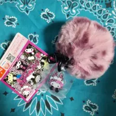 サンリオキャラクターズ　ギャルらび♡ファーチャーム　キティ　マスコット