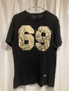 難アリ格安Vivienne Westwoodレアゴールドプリント69Tシャツのサムネイル