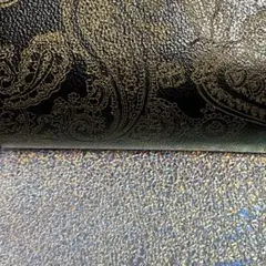 ☆35758 プリント豚革2枚 (プロフィールをお読み下さい