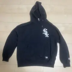 MLB シカゴホワイトソックス プルオーバー パーカー ブラック