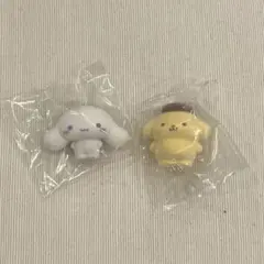 サンリオ　ふわふわフロッキードール　しなもん　ぽむぽむぷりん