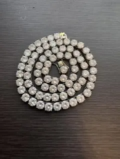 Luxury Tennis Necklace 8mm GOLD & SILVERのサムネイル