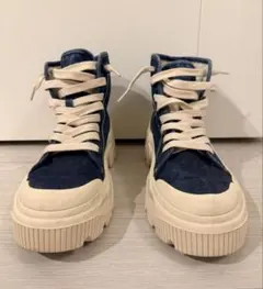 ZARA デニム　スニーカー　39 25.5のサムネイル