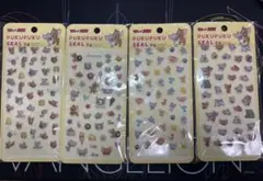 ①トムとジェリー　ぷくぷくシール 4シートセット