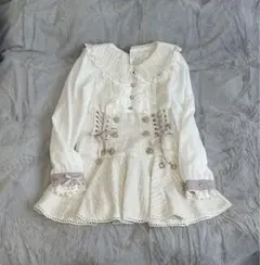 リズリサ LIZLISA セットアップ ホワイト リボン フリル