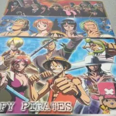 ONE PIECE下敷き3枚他、まとめ売り9点セット。 - メルカリ