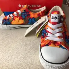 新品 コンバース スニーカー ハイビスカス converse 靴 オールスター