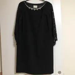 GRACE CLASS  ブラックドレープドレス