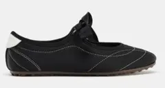 ☆新品タグ付き☆ZARA　スポーティバレエシューズ トップステッチ　３８のサムネイル